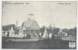 Wystawa w Częstochowie. 1909. Pawilon Ostrowy. Fot. A. Piotrowski. Wydawnictwo Andrzeja Piotrowskiego (seria I)