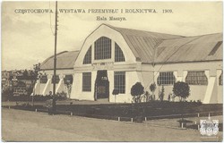 CZĘSTOCHOWA. WYSTAWA PRZEMYSŁU I ROLNICTWA. 1909. Hala Maszyn. Fot. W. Wesołowski. Wydawnictwo B-ci Rzepkowicz. Warszawa (seria III)