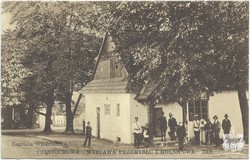 CZĘSTOCHOWA. WYSTAWA PRZEMYSŁU I ROLNICTWA. 1909. Zagroda Włościańska. Fot. W. Wesołowski. Wydawnictwo B-ci Rzepkowicz. Warszawa (seria III)