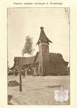 Pawilon narzędzi rolniczych A. Grodzkiego.